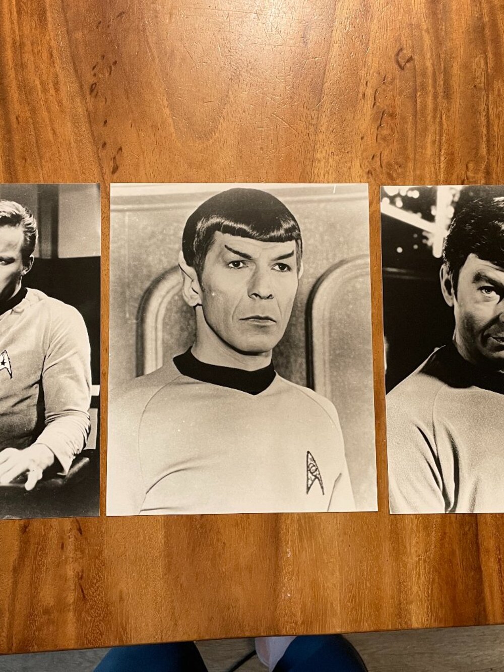 Star Trek Black & White Photographic Print Lot of 3 TV Series Cast Scenes